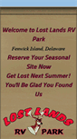 Mobile Screenshot of lostlandsrvpark.com